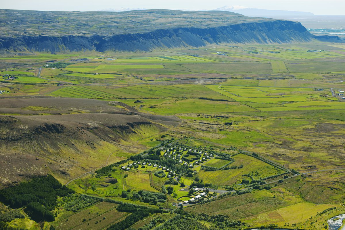 Loftmynd af Ölfusborgum árið 2012, Mats Wibe Lund